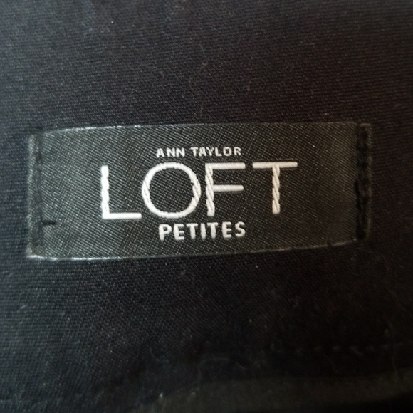 [SOLD] LOFT | 10P Marisa Straight Black Trousers - Picture 4 of 5